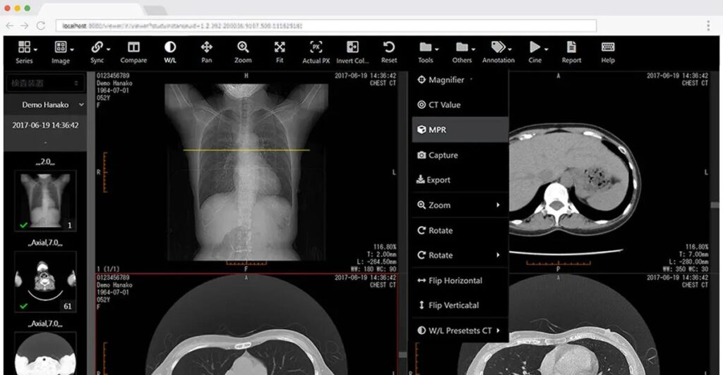 DICOM viewer library